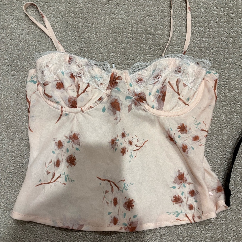Princess Polly Floral Lace Cami